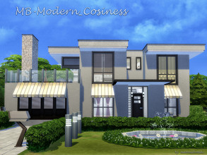 Sims 4 — MB-Modern_Cosiness by matomibotaki — Modern family home with chic and attention to detail. Well designed