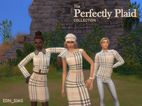 Sims 4 — The PERFECTLY PLAID Collection by EDN_SIMS — This is The PERFECTLY PLAID Collection. The collection consists of