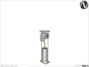Sims 3 — Akron Toilet Paper Holder Stand by ArtVitalex — Bathroom Collection | All rights reserved | Belong to 2021