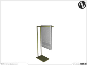 Sims 3 — Akron Towel Holder Stand by ArtVitalex — Bathroom Collection | All rights reserved | Belong to 2021