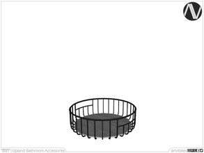 Sims 3 — Upland Round Wire Basket by ArtVitalex — Bathroom Collection | All rights reserved | Belong to 2021