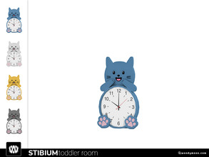 Sims 4 — Stibium Clock by wondymoon — - Stibium Toddler Room - Clock - Wondymoon|TSR - Creations'2021