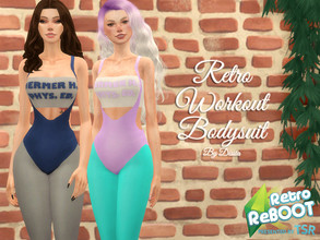 Sims 4 — Retro ReBOOT - Retro Workout Bodysuit by Dissia — Retro Workout Bodysuit 36 swatches Hope you like it ;)