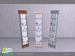 Sims 4 — Retro ReBOOT Read Me. Newspaper Stand, v2 (bookcase) by soloriya — Newspaper stand, v2. Part of Retro ReBOOT