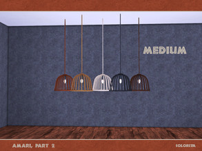 Sims 4 — Amari, part 2. Ceiling Light (medium) by soloriya — Ceiling light, medium version. Part of Amari Part Two set. 5