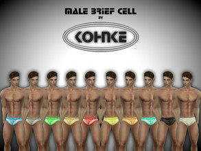 Sims 4 — Kohnke Male Brief Cell by CHKohnke — Men's Brief Underwear