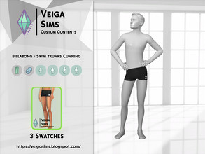Sims 4 — Billabong - Swim Trunks Cunning by David_Mtv2 — 