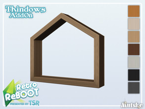 Sims 4 — RetroReBOOT Thindows AddOn Trapez Middle 2 1x1 by Mutske — This window is part of the RetroReBOOT Thindows AddOn