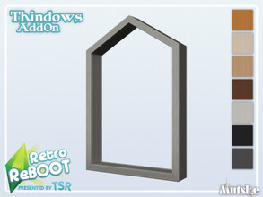 Sims 4 — RetroReBOOT Thindows AddOn Trapez Middle 3 1x1 by Mutske — This window is part of the RetroReBOOT Thindows AddOn