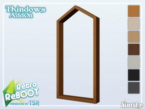 Sims 4 — RetroReBOOT Thindows AddOn Trapez Middle 4 1x1 by Mutske — This window is part of the RetroReBOOT Thindows AddOn