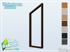 Sims 4 — RetroReBOOT Thindows AddOn Trapez Side 5 1x1 by Mutske — This window is part of the RetroReBOOT Thindows AddOn