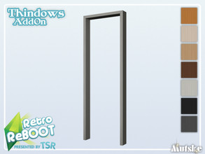 Sims 4 — RetroReBOOT Thindows AddOn Arch 1x1 by Mutske — This arch is part of the RetroReBOOT Thindows AddOn