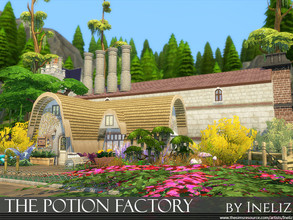 Sims 4 — The Potion Factory by Ineliz — The Potion Factory is based on the legendary Potion Factory from Shrek. Your sims
