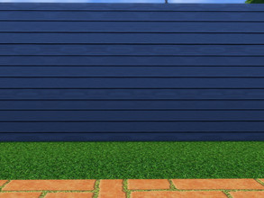 Sims 4 — Up the Garden Path Shed Siding by seimar8 — Garden shed siding. Comes in two swatch colors, blue and cream. Part