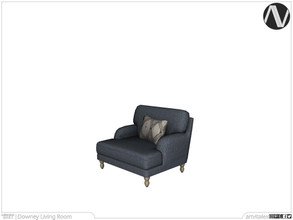Sims 3 — Downey Seat Single by ArtVitalex — Living Room Collection | All rights reserved | Belong to 2021 ArtVitalex@TSR