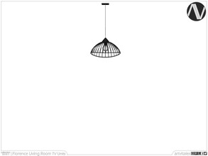 Sims 4 — Florence Cage Ceiling Lamp Short by ArtVitalex — Living Room Collection | All rights reserved | Belong to 2021