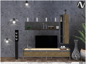 Sims 3 — Florence Living Room TV Units by ArtVitalex — Living Room Collection | All rights reserved | Belong to 2021
