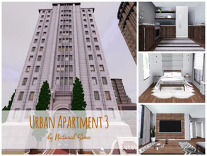 Sims 3 — Urban Apartment 3 by Natural_Sims — A modern apartment for your Sims. It contains one bedroom, a bathroom, a