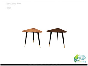 Sims 4 — [Vesta livingroom] - coffee table by Severinka_ — Triangular coffee table From the set 'Vesta livingroom