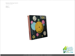 Sims 4 — [Vesta livingroom] - vinyl records pack v01 by Severinka_ — Vinyl record pack v01 From the set 'Vesta livingroom