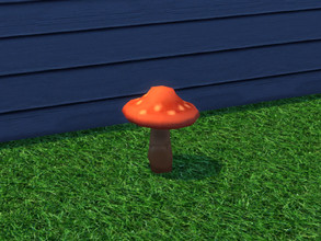 Sims 4 — Up The Garden Path Mushroom by seimar8 — Red Garden Mushroom. Part of Up The Garden Path set. University