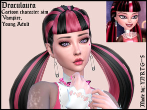 Sims 4 — Draculaura by YNRTG-S — I'm continuing my Monster High sim series, and this time I'm introducing you the