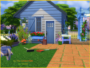 Sims 4 — Up The Garden Path Garden Set by seimar8 — It's time to get the wellies out, get your dungarees on and get out
