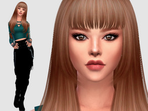 Sims 4 — Frances Jones by DarkWave14 — Download all CC's listed in the Required Tab to have the sim like in the pictures.