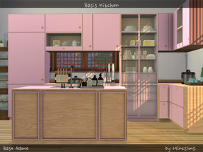Sims 4 — Basis Kitchen by Mincsims — Pastel Colors bring spring into your Sim's home!! All of the screenshots used in the