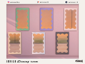 Sims 4 — Indigo Mirror 2 by Winner9 — Wall mirror 2 from my Indigo set, you can find it easy in your game by typing