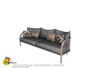 Sims 4 — Arlington Sofa Triple by Onyxium — Onyxium@TSR Design Workshop Outdoor And Garden Collection | Belong To The