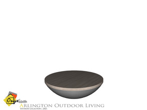 Sims 4 — Arlington Coffee Table by Onyxium — Onyxium@TSR Design Workshop Outdoor And Garden Collection | Belong To The