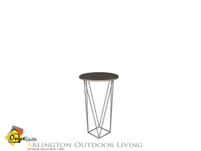 Sims 4 — Arlington End Table by Onyxium — Onyxium@TSR Design Workshop Outdoor And Garden Collection | Belong To The 2021