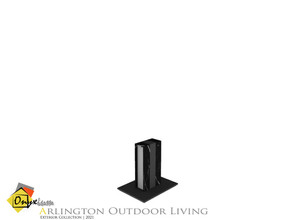 Sims 4 — Arlington Outdoor Floor Lamp Short by Onyxium — Onyxium@TSR Design Workshop Outdoor And Garden Collection |