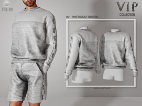 Sims 4 — [PATREON]  (Early Access) Man Tracksuit (SWEATER) P27 by busra-tr — 14 colors Adult-Elder-Teen-Young Adult For