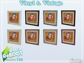 Sims 4 — Retro ReBOOT Vinyl LP Picture A by Mutske — Vintage and Vinyl for you home or store. This picture is part of the
