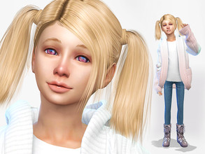 Sims 4 — Lilly Nicols by perelka8809 — Name: Lilly Nicols Age: Child If you want sim like this, You need all CC required.