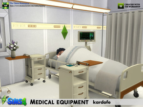 Sims 4 — kardofe_Medical equipment by kardofe — Set of fourteen new meshes to recreate a hospital room, with material to
