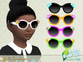 Sims 4 — RetroReBOOT 70s Sunglasses - Needs Outdoor Retreat by Pelineldis — Back to the flower power time of the early