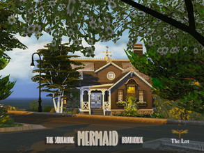Sims 4 — The Squealing Mermaid Boathouse - The Lot by fredbrenny — Here we are! Go no further! That's what my Sim Rain