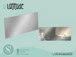 Sims 4 — Latitude Mirror by SIMcredible! — by SIMcredibledesigns.com available at TSR 2 colors variations