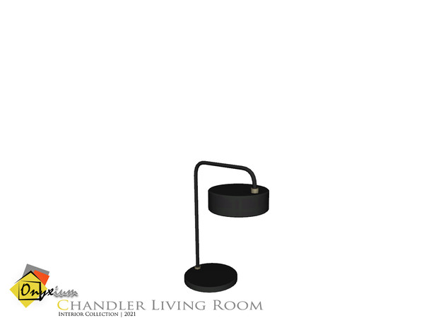 Sims 4 — Chandler Table Lamp by Onyxium — Onyxium@TSR Design Workshop Living Room Collection | Belong To The 2021 Year