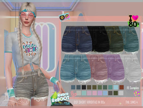 Sims 4 — Retro ReBOOT  DSF SHORT VIRIDITAS IN 80s by DanSimsFantasy — This short corresponds to the VIRIDITAS IN 80s set,