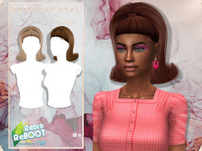 Sims 4 — Retro ReBOOT- JavaSims- Sensational (Hairstyle) by JavaSims — Welcome to our 2nd artist collab! ABOUT