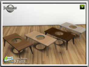 Sims 4 — Retro reboot Krans living room coffee table by jomsims — Retro reboot Krans living room coffee table
