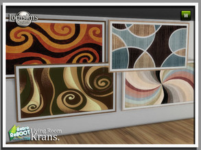 Sims 4 — Retro reboot Krans living room wall art by jomsims — Retro reboot Krans living room wall art