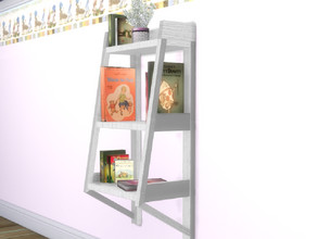 Sims 4 — Retro ReBOOT Vintage Holly Hobby Bookshelf by seimar8 — A bookshelf full of children's old favorite's. Part of
