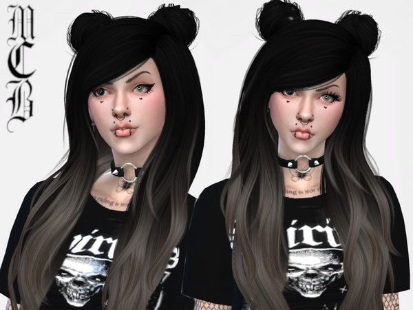 Sims 4 — Laura Eyeliner by MaruChanBe2 — Cute eyeliner for your alternative e-girl sims <3