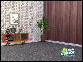 Sims 4 — Retro ReBOOT 70's Living Walls by seimar8 — 1970's wallpaper. Comes in two swatch patterns. Part of 70's Living