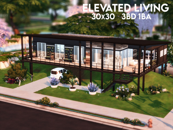 Sims 4 — Elevated Living by xogerardine — Clearly I've been watching a bit too much Grand Desings (add Pinterest to it